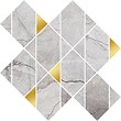 STONE HILLS GREY MOSAIC GLOSSY 29,7X29,7 *