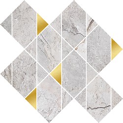 STONE HILLS GREY MOSAIC GLOSSY 29,7X29,7 *